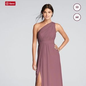 Davids Bridal bridesmaids dress in Chianti